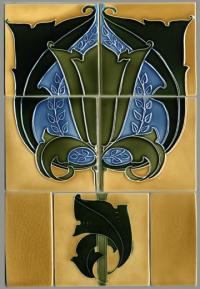 Minton Nouveau Tile Panel